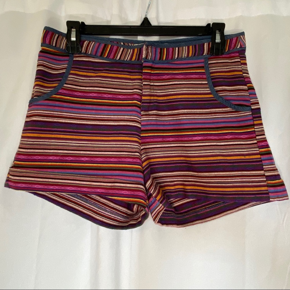 Emmelee Striped Boho Shorts